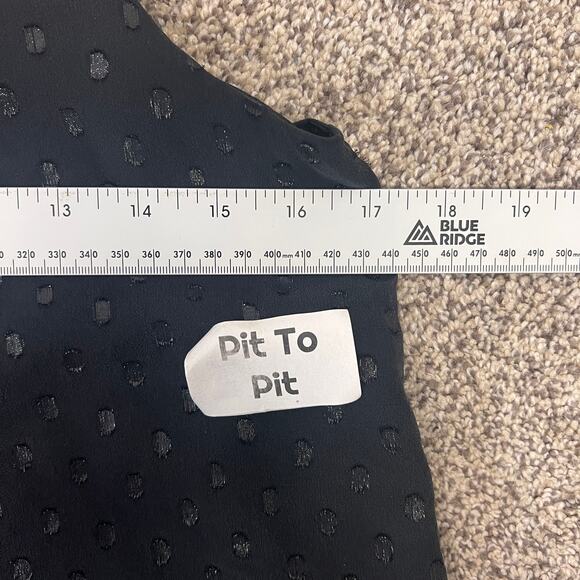 Lilly Pulitzer Womens XS Preppy Glam Party Holiday Florin Silk Metallic Dot Tank - Picture 10 of 11